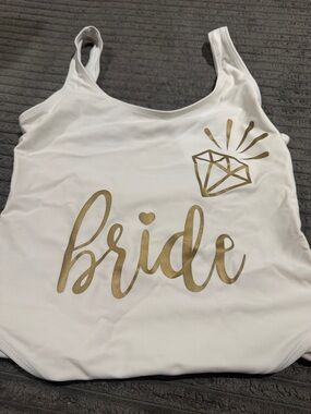 Bride one piece swimsuit